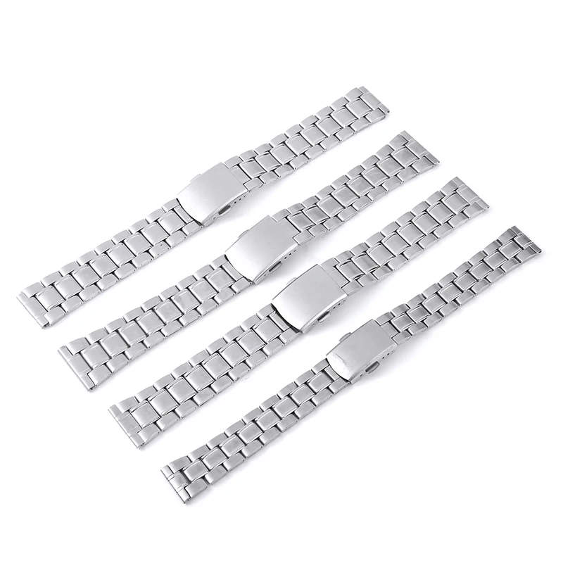 14-22 mm Stainless Steel Watchbands Men Women Wristwatch Replacement Strap Metal Buckle Straight End Watch Wrist Band
14-22 mm Stainless Steel Watchbands Men Women Wristwatch Replacement Strap Metal Buckle Straight End Watch Wrist Band