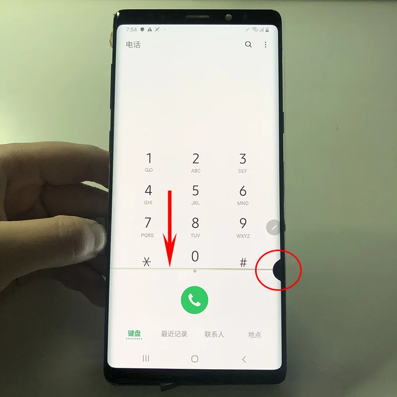 ЖК-дисплей 6 4 ''SUPER AMOLED для SAMSUNG GALAXY Note 9 сенсорный экран с цифровым