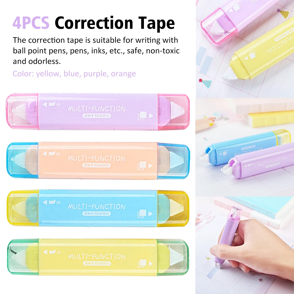 Корректирующая лента 2 в 1, одноразовый двухсторонний клей для офиса и письма, студенческие принадлежности, канцелярские принадлежности, 4 ш...
Корректирующая лента 2 в 1, одноразовый двухсторонний клей для офиса и письма, студенческие принадлежности, канцелярские принадлежности, 4 ш...