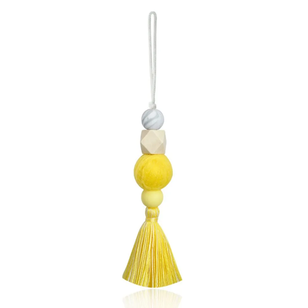 Car Interior Decoration Personality Pendant Tassels Natural Wood Felt Beads Car Rearview Mirrow Decoration Car Accessories
Car Interior Decoration Personality Pendant Tassels Natural Wood Felt Beads Car Rearview Mirrow Decoration Car Accessories