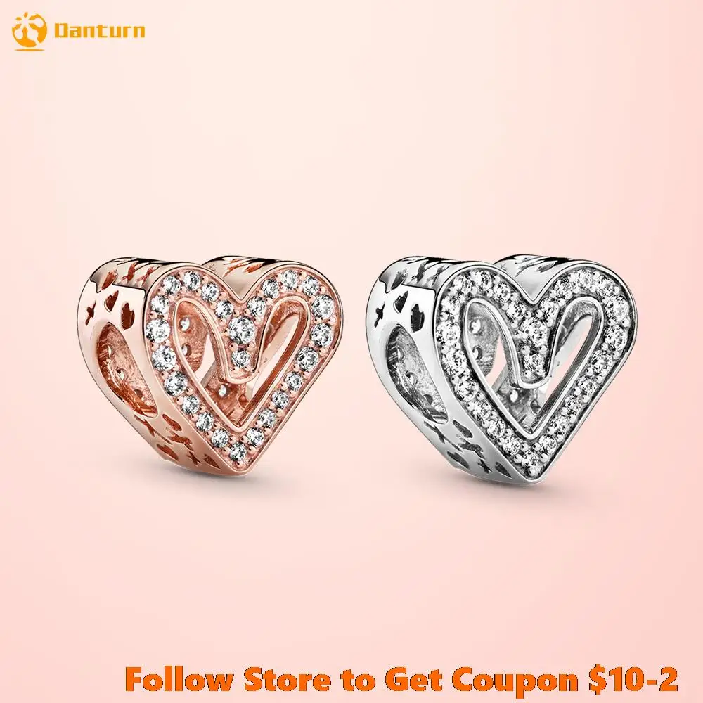 2020 Valentine's Day S925 Sterling Silver Beads Sparkling Freehand Heart Charm fit Original Pandora Bracelets Women DIY Jewelry 
2020 Valentine's Day S925 Sterling Silver Beads Sparkling Freehand Heart Charm fit Original Pandora Bracelets Women DIY Jewelry