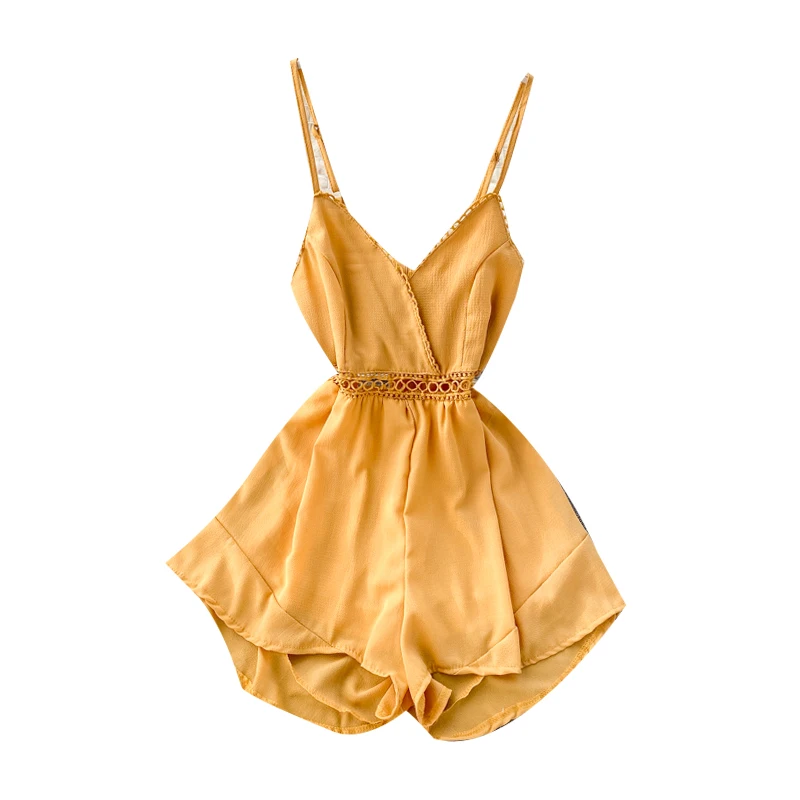 sexy solid women playsuits and rompers summer new v-neck bandage bow wide leg sexy holiday beach female rompers top quality
sexy solid women playsuits and rompers summer new v-neck bandage bow wide leg sexy holiday beach female rompers top quality