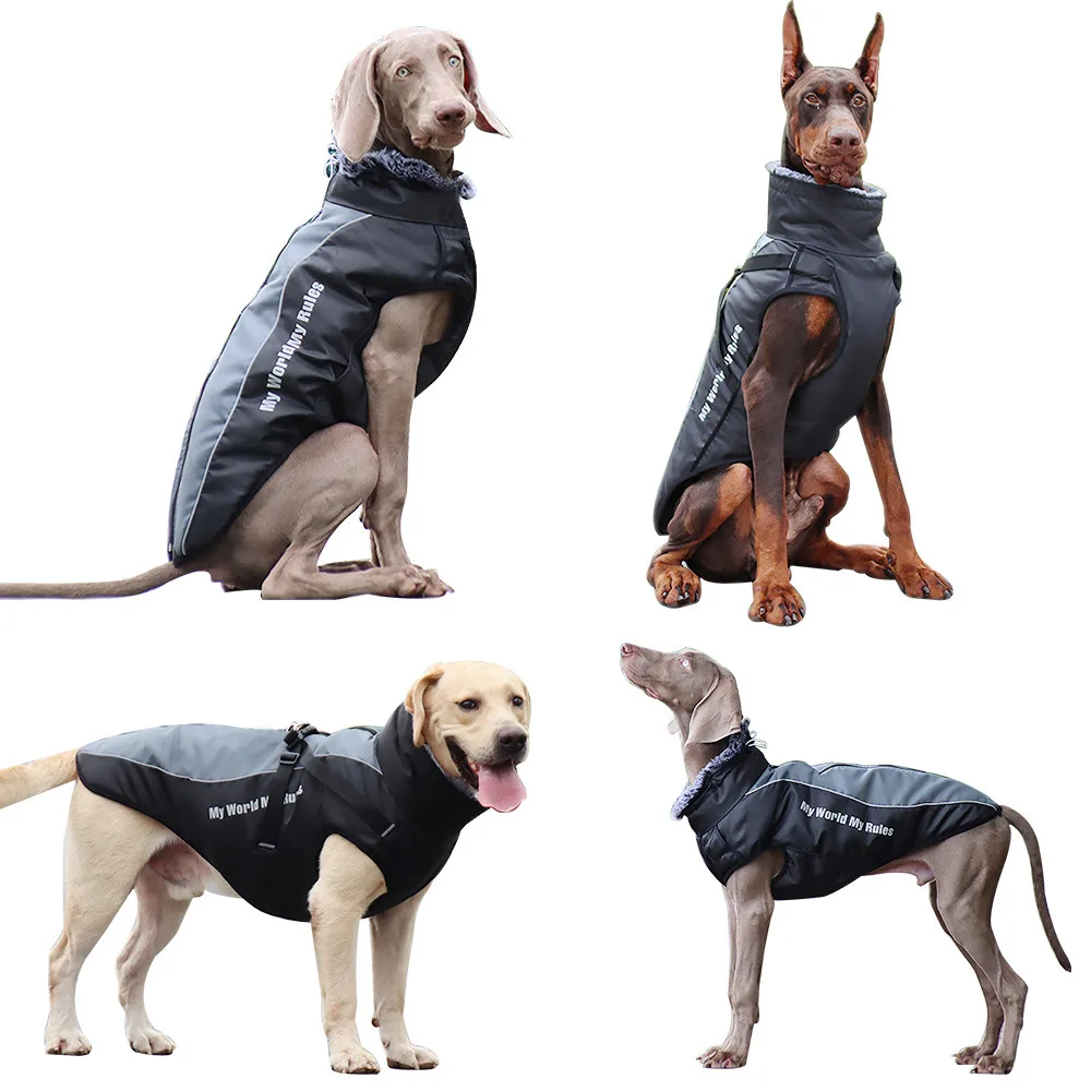 Reflective Big Large Dog Clothes Thicken Dog Jackets Windbreaker for Large Medium Small Dogs Pet Coats Vest Clothing Accessories
Reflective Big Large Dog Clothes Thicken Dog Jackets Windbreaker for Large Medium Small Dogs Pet Coats Vest Clothing Accessories