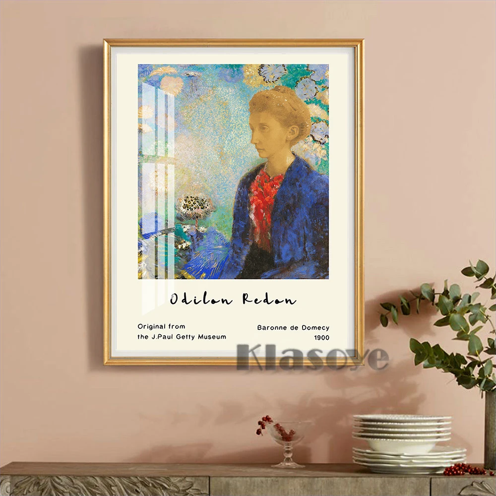Odilon Redon Symbolism Exhibition Museum Poster Baronne De Domecy Prints Wall Stickers Gallery Portrait Wall Stickers Home Decor
Odilon Redon Symbolism Exhibition Museum Poster Baronne De Domecy Prints Wall Stickers Gallery Portrait Wall Stickers Home Decor