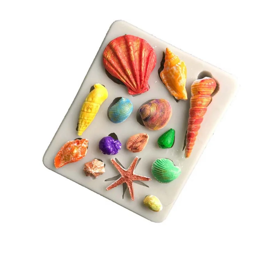 New shell combination modeling liquid silicone mold fondant soft pottery clay epoxy modeling tool decoration modeling tool Q035
New shell combination modeling liquid silicone mold fondant soft pottery clay epoxy modeling tool decoration modeling tool Q035
