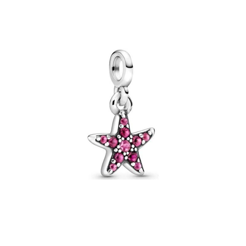 Winter New 925 Sterling Silver Pink Starfish Pendant Beads Charm fit Original Pandora Me Bracelet Christmas Jewelry
Winter New 925 Sterling Silver Pink Starfish Pendant Beads Charm fit Original Pandora Me Bracelet Christmas Jewelry