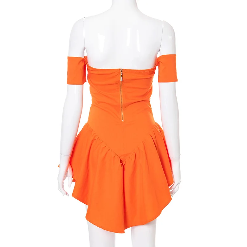 Dresses for Women Sexy & Club Hollow Out Off The Shoulder Ball Gown Summer Slash Neck Slender Waist Ruffle Short Skirt
Dresses for Women Sexy & Club Hollow Out Off The Shoulder Ball Gown Summer Slash Neck Slender Waist Ruffle Short Skirt