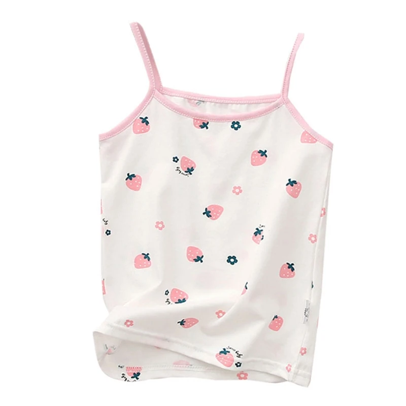 Toddler Kids Girls Cotton Camisole Tank Top Cartoon Pattern Spaghetti Strap T-Shirts Undershirts Summer Sling Vest 2-10Y
Toddler Kids Girls Cotton Camisole Tank Top Cartoon Pattern Spaghetti Strap T-Shirts Undershirts Summer Sling Vest 2-10Y