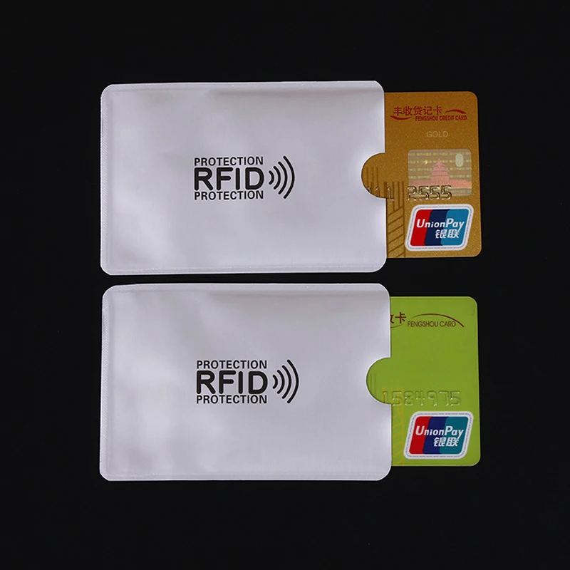 Чехол для банковских карт с блокировкой Rfid 6x9 3 см | Безопасность и защита
