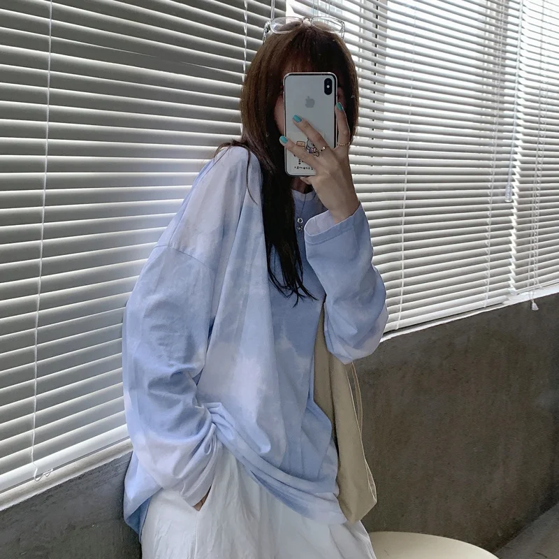 Early Autumn Tie-dyed Long-sleeved T-shirt for Women Korean Style Loose Trendy Harajuku Style Thin Chic Fried
Early Autumn Tie-dyed Long-sleeved T-shirt for Women Korean Style Loose Trendy Harajuku Style Thin Chic Fried