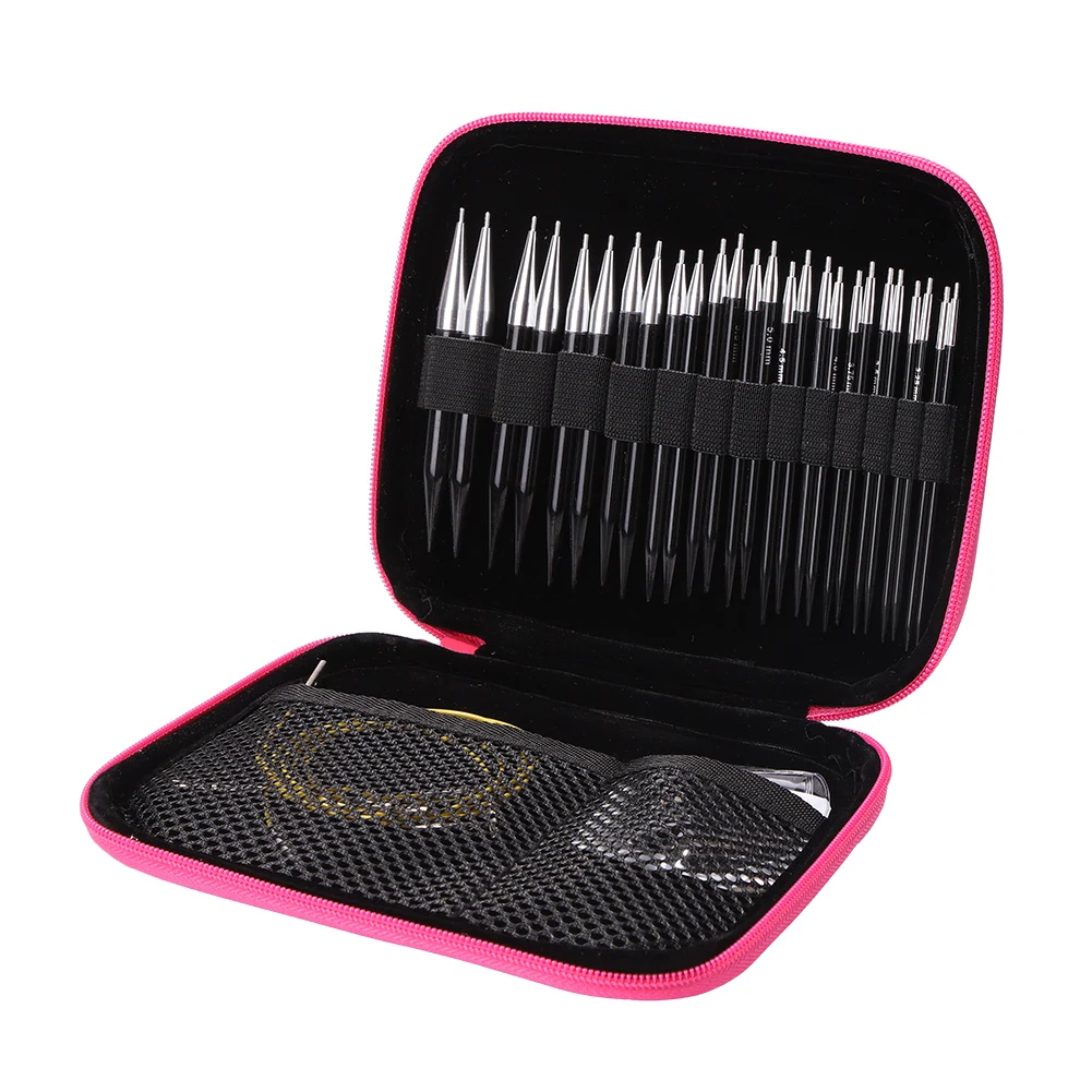 Circular Knitting Needles Set Interchangeable Crochet Hook Needles Aluminum Crochet Yarn Knitting Kit DIY Weaving Sewing Crafts
Circular Knitting Needles Set Interchangeable Crochet Hook Needles Aluminum Crochet Yarn Knitting Kit DIY Weaving Sewing Crafts