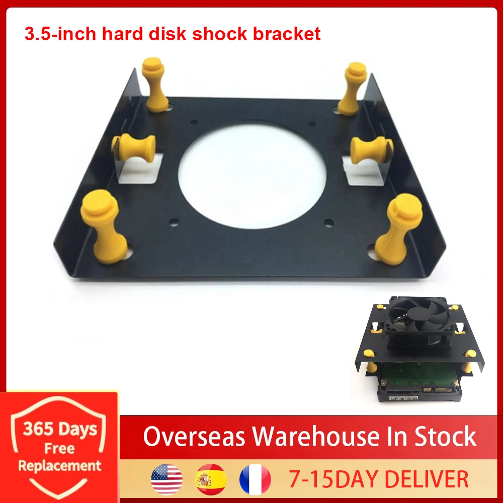 3.5 Inch Hard Disk Shock Absorber Bracket With Mounting Screws 3.5 HDD To 5.25 DVD ROM Bay Adapter For CHIA mining PC Case
3.5 Inch Hard Disk Shock Absorber Bracket With Mounting Screws 3.5 HDD To 5.25 DVD ROM Bay Adapter For CHIA mining PC Case