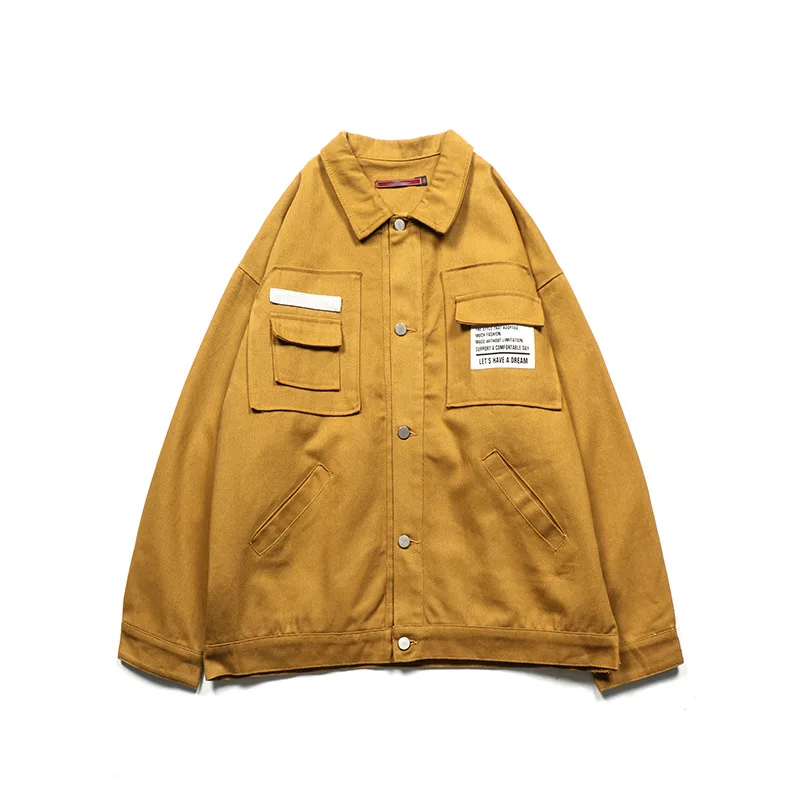 Men's Casual Jacket S Pure Color Cotton Pocket Top Comfortable Fit Coat Youth Handsome Trend Cool Free Shipping 2020 Spring Hot
Men's Casual Jacket S Pure Color Cotton Pocket Top Comfortable Fit Coat Youth Handsome Trend Cool Free Shipping 2020 Spring Hot