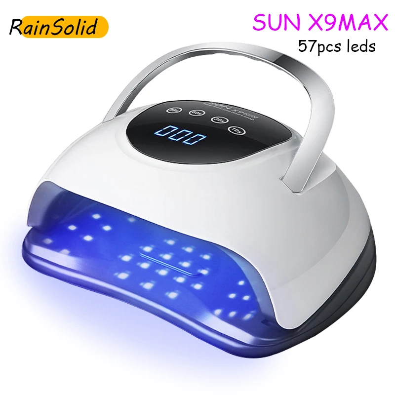 SUN X9 MAX UV LED Lamp Nail Dryer 114W Gel Polish Curing Lamp With Motion Sensor LCD Display Fast Drying Gel Nail Manicure Tool
SUN X9 MAX UV LED Lamp Nail Dryer 114W Gel Polish Curing Lamp With Motion Sensor LCD Display Fast Drying Gel Nail Manicure Tool