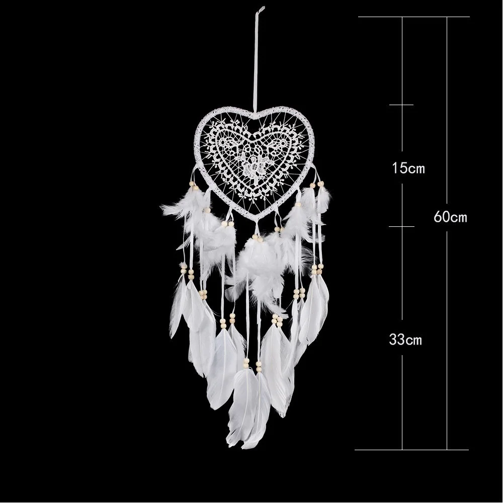Handmade Dreamcatcher Charm DIY Home Decor Craft Nordic Love Heart Dream Catcher Wedding Christmas Birthday Decoration Ornament
Handmade Dreamcatcher Charm DIY Home Decor Craft Nordic Love Heart Dream Catcher Wedding Christmas Birthday Decoration Ornament