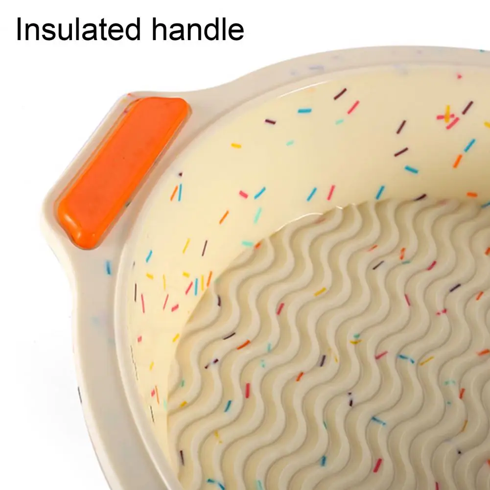 Round Non-stick Bread Dessert Cake Silicone Baking Pan Tray Mold DIY Bakeware Kitchen Accessories Mould 
Round Non-stick Bread Dessert Cake Silicone Baking Pan Tray Mold DIY Bakeware Kitchen Accessories Mould