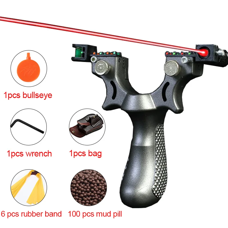 2021 New Fishing Slingshot Hunting Catapult Suit Outdoor Shooting Dart Tool Equipped Laser Aiming Level Paintball Power
2021 New Fishing Slingshot Hunting Catapult Suit Outdoor Shooting Dart Tool Equipped Laser Aiming Level Paintball Power