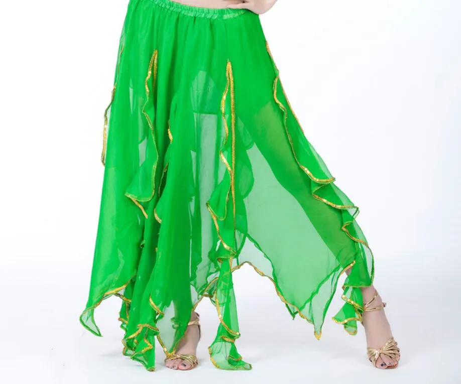 Женская шифоновая юбка для танца живота | Тематическая одежда и униформа