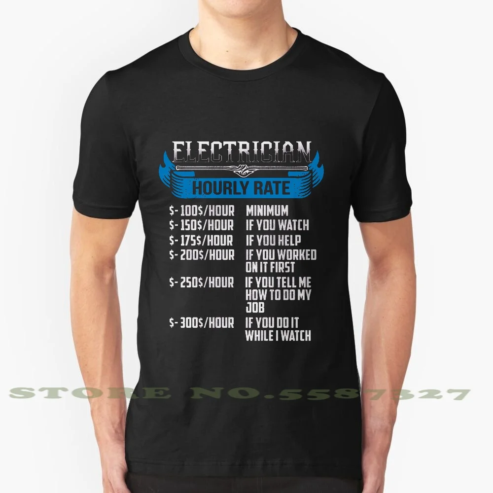 Electrician Funny Hourly Rates Black White Tshirt For Men Women Electrician Electrical Engineer Fathers Day Dad Work
Electrician Funny Hourly Rates Black White Tshirt For Men Women Electrician Electrical Engineer Fathers Day Dad Work