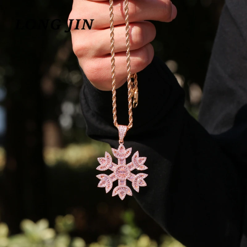 Europe And The United States Explosion Models Pink Zircon Snowflake Hip Hop Rap Necklace Festival Creative Best Gift Jewelry
Europe And The United States Explosion Models Pink Zircon Snowflake Hip Hop Rap Necklace Festival Creative Best Gift Jewelry