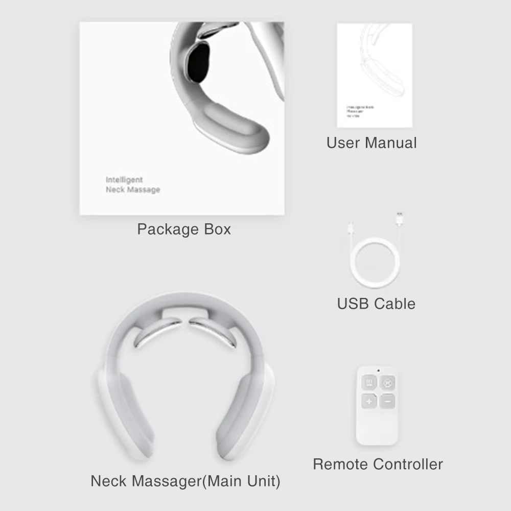 Electric Pulse Neck Massager Rechargeable USB Cervical VertebraTraction Pain Relief Heating Function Therapy Massage Stimulator
Electric Pulse Neck Massager Rechargeable USB Cervical VertebraTraction Pain Relief Heating Function Therapy Massage Stimulator