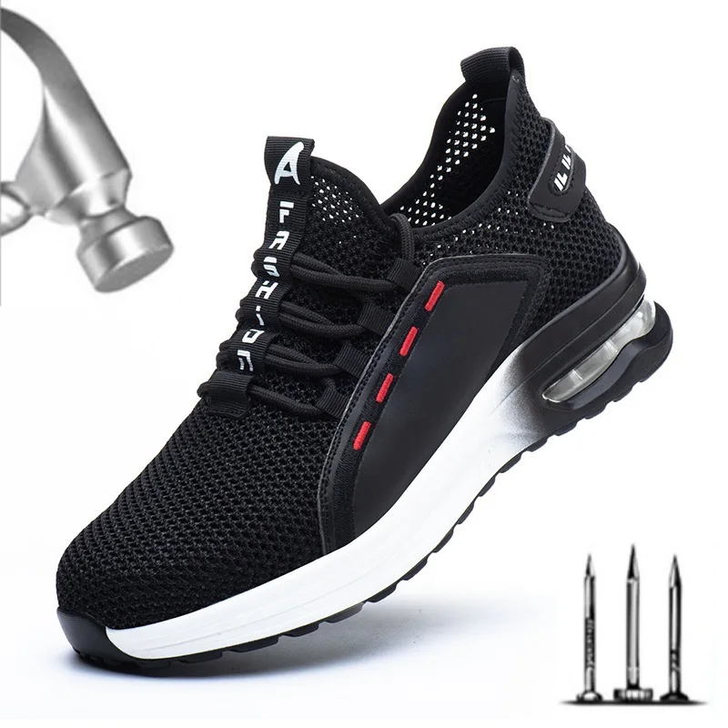 Lightweight Breathable Sneakers Men and Women Steel Toe Cap Work Safety Shoes Puncture-Proof Boots Indestructible Ryder Shoes
Lightweight Breathable Sneakers Men and Women Steel Toe Cap Work Safety Shoes Puncture-Proof Boots Indestructible Ryder Shoes