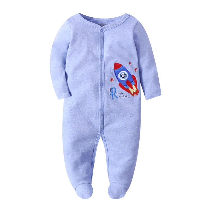 Pure cotton one-piece long-sleeved baby romper bag fart clothing foot cover one-piece pajamas children's clothing
Pure cotton one-piece long-sleeved baby romper bag fart clothing foot cover one-piece pajamas children's clothing
