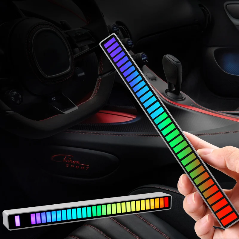 4pcs RGB LED Strip Light Music Sound Control Pickup Rhythm Lamp Backlight Night Lamp For Bar Car Atmosphere Lamp Home Decoration
4pcs RGB LED Strip Light Music Sound Control Pickup Rhythm Lamp Backlight Night Lamp For Bar Car Atmosphere Lamp Home Decoration