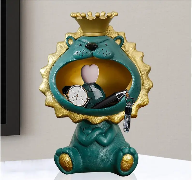 European Lion Cat Pig Key Storage Box Resin Accessoriea Art Coffee Table Figurines Decoration Home Livingroom Sculpture Crafts
European Lion Cat Pig Key Storage Box Resin Accessoriea Art Coffee Table Figurines Decoration Home Livingroom Sculpture Crafts
