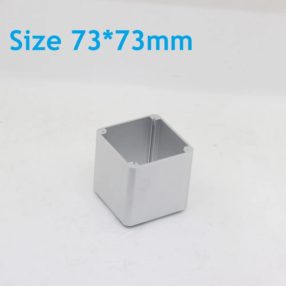 Sandblasted Anodized Aluminum Alloy Shell 73mm Transformer Cover Quality Square Cow Cover 73*73mm Mini Enclosure
Sandblasted Anodized Aluminum Alloy Shell 73mm Transformer Cover Quality Square Cow Cover 73*73mm Mini Enclosure