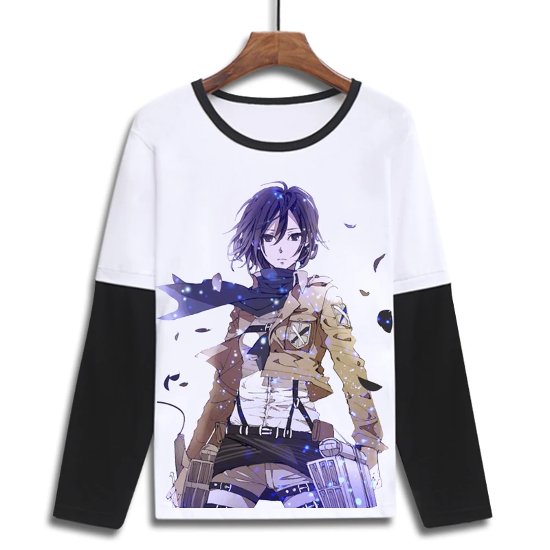 Unisex Anime Attack on Titan T-Shirt Eren Mikasa Rival Jiyuu no Tsubasa Cotton Casual T-Shirt Tee Long Sleeve Full T Shirt
Unisex Anime Attack on Titan T-Shirt Eren Mikasa Rival Jiyuu no Tsubasa Cotton Casual T-Shirt Tee Long Sleeve Full T Shirt