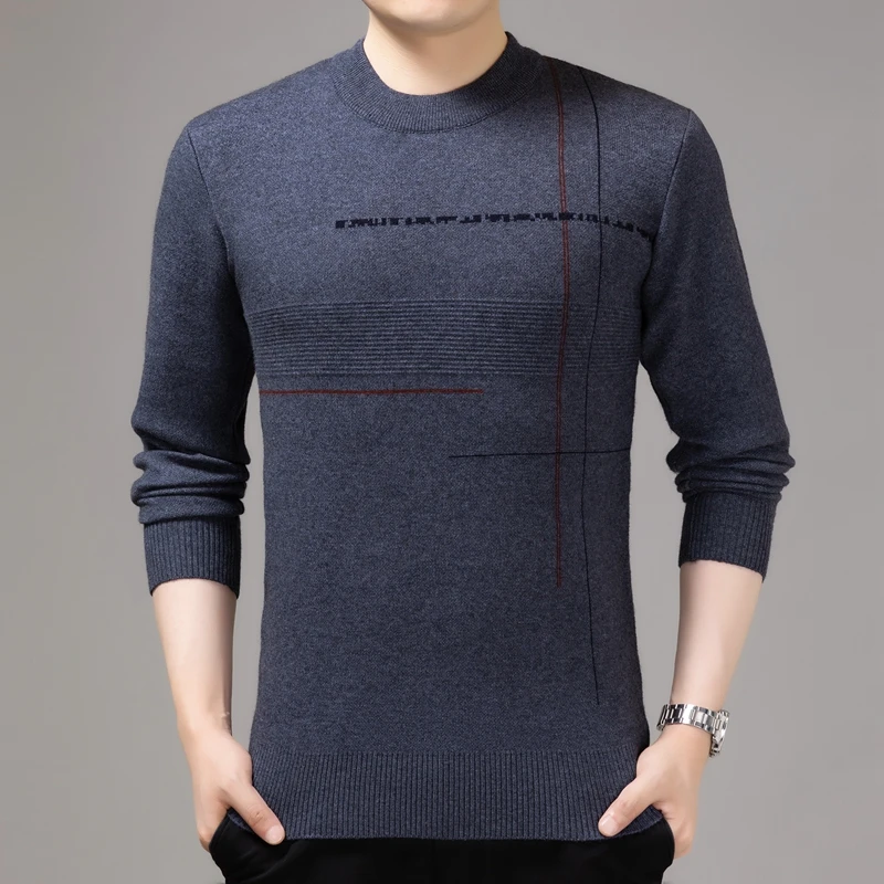 CW New Autumn New Men's Sweater Fashion Slimfit Pullover Male Striped Pullover Men Brand Clothing Turtle Neck Shirt C12
CW New Autumn New Men's Sweater Fashion Slimfit Pullover Male Striped Pullover Men Brand Clothing Turtle Neck Shirt C12