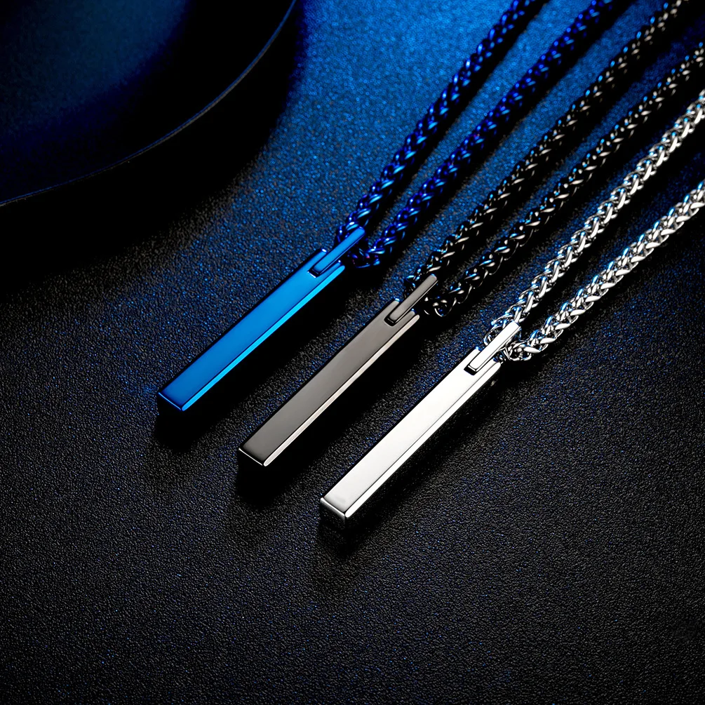 2021 New Arrival High Quality Vintage Personalized Men's Tungsten Steel Rectangle Pendant Necklace Jewelry Accessories
2021 New Arrival High Quality Vintage Personalized Men's Tungsten Steel Rectangle Pendant Necklace Jewelry Accessories