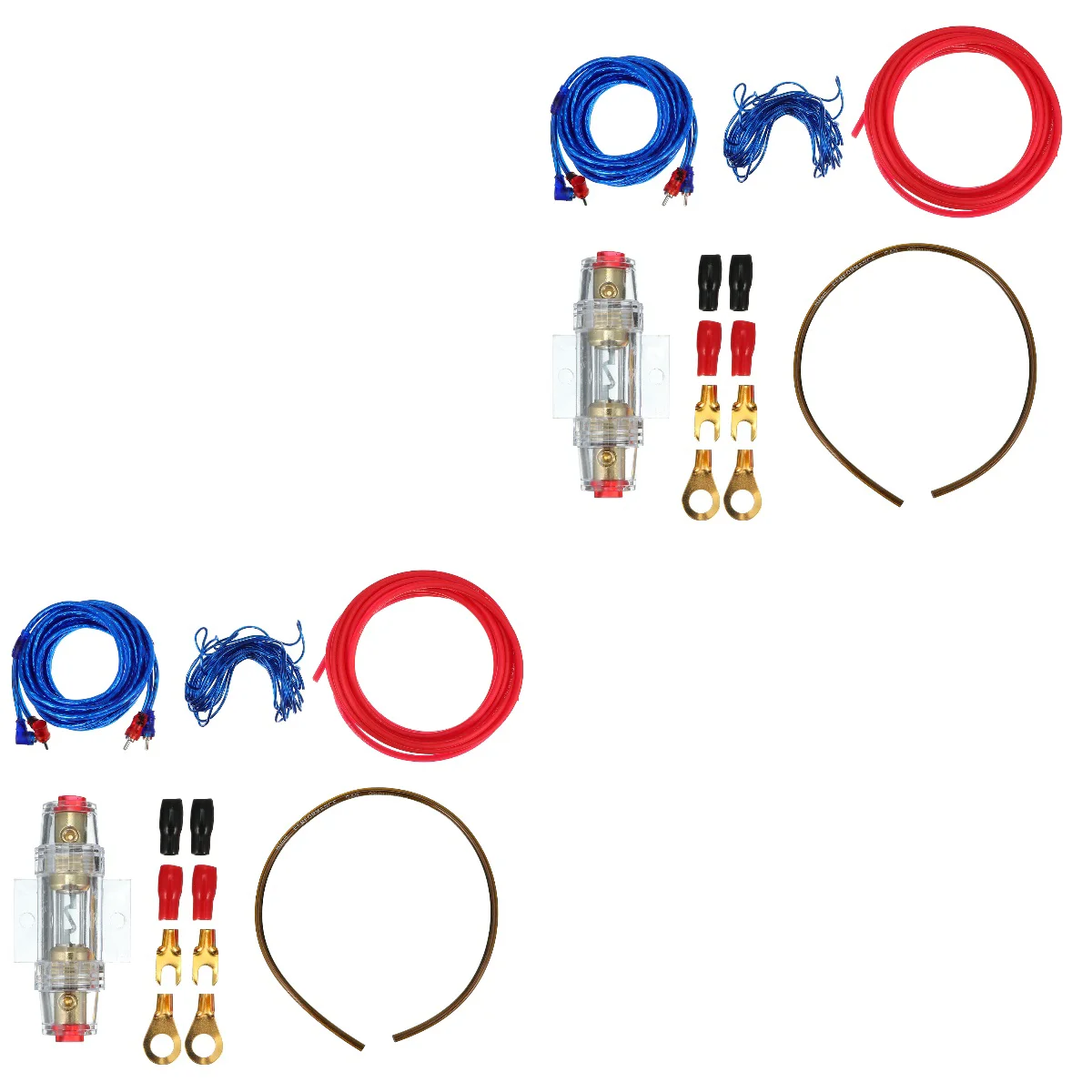 2 Sets Car Stereo Wiring for Speaker Amplifier Subwoofer 8 Gauge DIY Stereo Wire
2 Sets Car Stereo Wiring for Speaker Amplifier Subwoofer 8 Gauge DIY Stereo Wire
