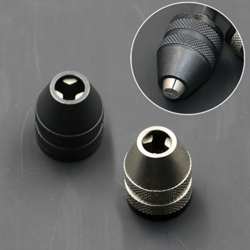 0.5-3mm Keyless Drill Chuck Screwdriver Impact Driver Adapter With Connector Rod 6.35mm Hex Shank Drill Bit Tool
0.5-3mm Keyless Drill Chuck Screwdriver Impact Driver Adapter With Connector Rod 6.35mm Hex Shank Drill Bit Tool