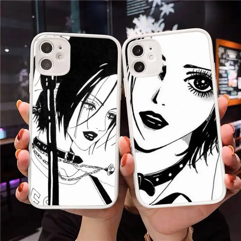 Nana Osaki Anime Phone Case For iPhone 12 11 Mini Pro XR XS Max 7 8 Plus X Matte transparent White Cover
Nana Osaki Anime Phone Case For iPhone 12 11 Mini Pro XR XS Max 7 8 Plus X Matte transparent White Cover