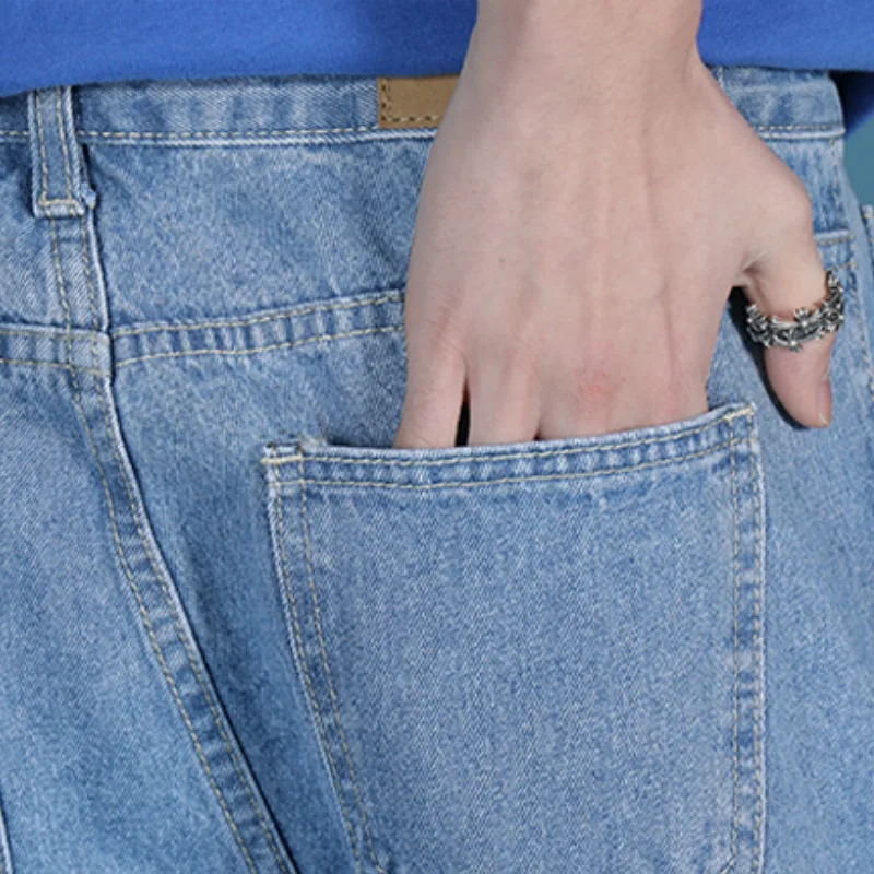 Men Plus Size Jeans Vintage Asymmetrical Holes Baggy Ankle-Length Denim Trousers Students New Autumn Straight Solid Outwear Chic
Men Plus Size Jeans Vintage Asymmetrical Holes Baggy Ankle-Length Denim Trousers Students New Autumn Straight Solid Outwear Chic