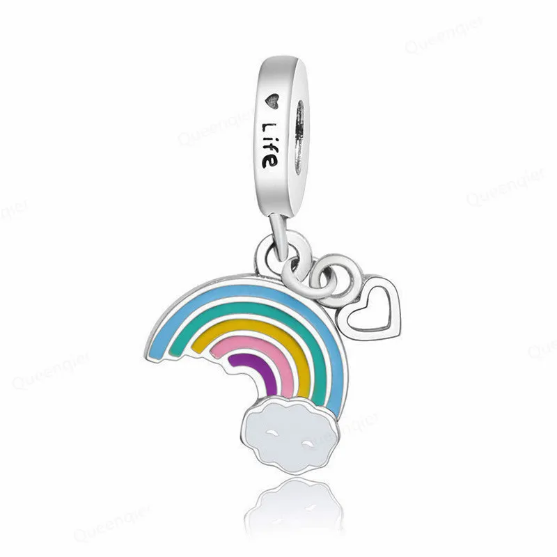 Rainbow 925 Sterling Silver Charm Beads Fit Original Charms Bracelet DIY Jewelry Making For Women Wholesale Fashion Pendant
Rainbow 925 Sterling Silver Charm Beads Fit Original Charms Bracelet DIY Jewelry Making For Women Wholesale Fashion Pendant