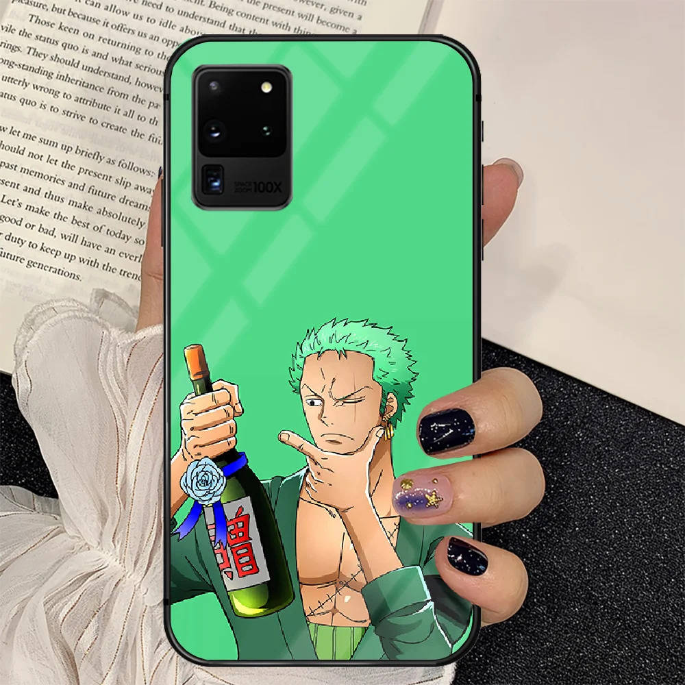 One Piece Roronoa Zoro Phone Tempered Glass Case Cover For Samsung Galaxy S Note 5 6 9 10 10E 20 21 FE Plus Uitra Coque Black
One Piece Roronoa Zoro Phone Tempered Glass Case Cover For Samsung Galaxy S Note 5 6 9 10 10E 20 21 FE Plus Uitra Coque Black