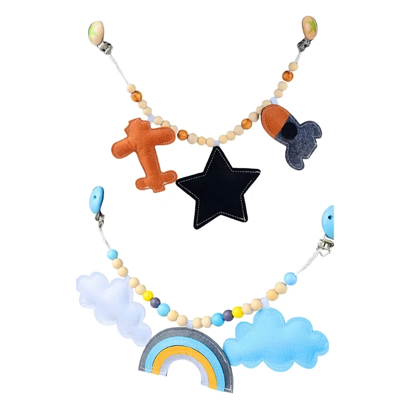 Baby Stroller Pendant Toy Pram Clip Pacifier Chain Teething Wooden Beads Teether Rattle
Baby Stroller Pendant Toy Pram Clip Pacifier Chain Teething Wooden Beads Teether Rattle