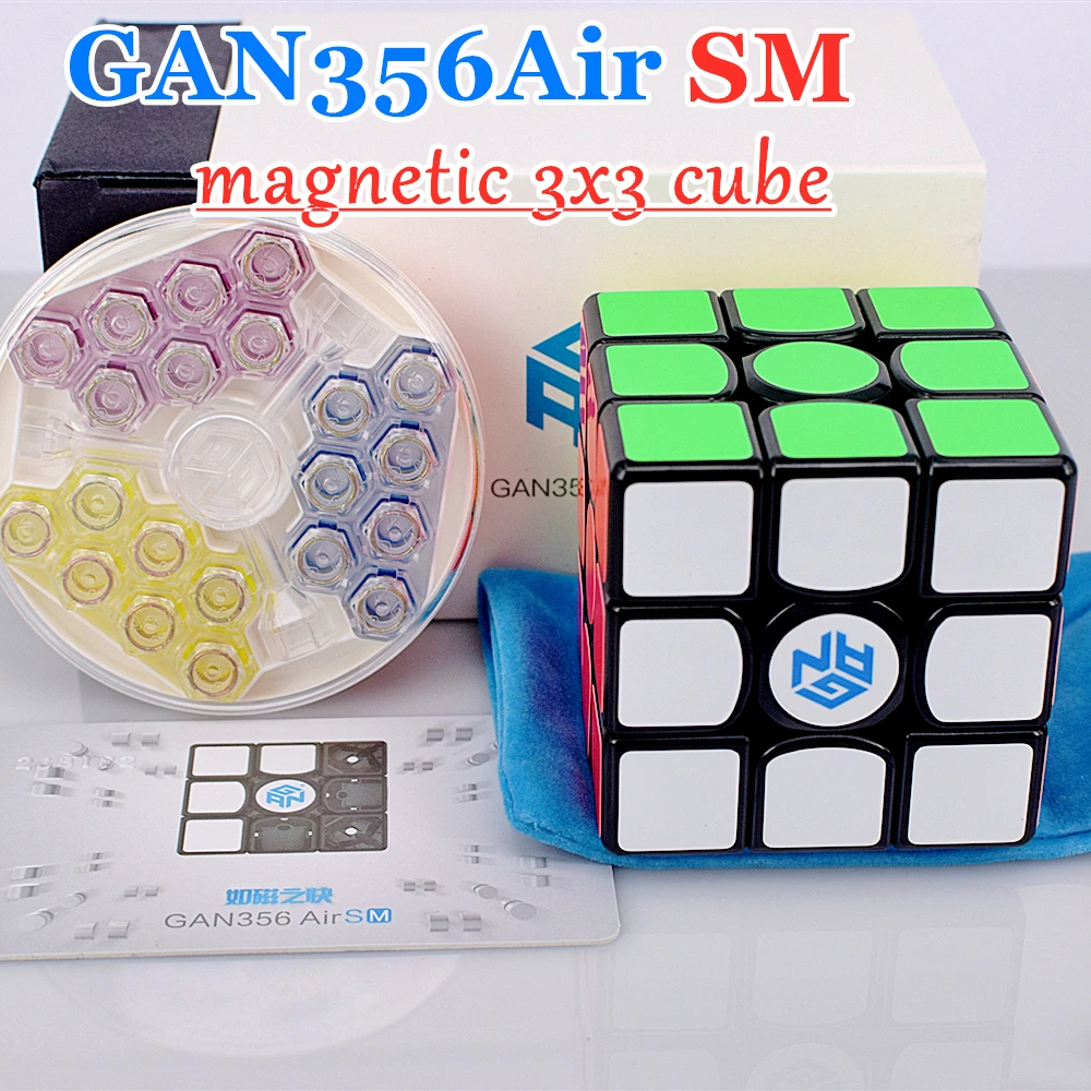 GAN356Air SM Магнитный 3x3x3 магический куб 3x3 скоростной GAN356 Air cubo magico gans головоломка GAN 356