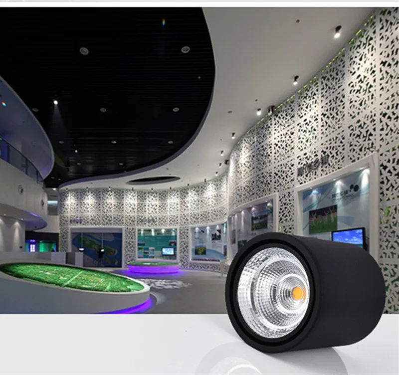 High Quality Rotating Downlight COB LED Surface Mounted Ceiling lamp 7W 9W 12W 15W 18W 20W Adjustable Spot light AC85-265V
High Quality Rotating Downlight COB LED Surface Mounted Ceiling lamp 7W 9W 12W 15W 18W 20W Adjustable Spot light AC85-265V