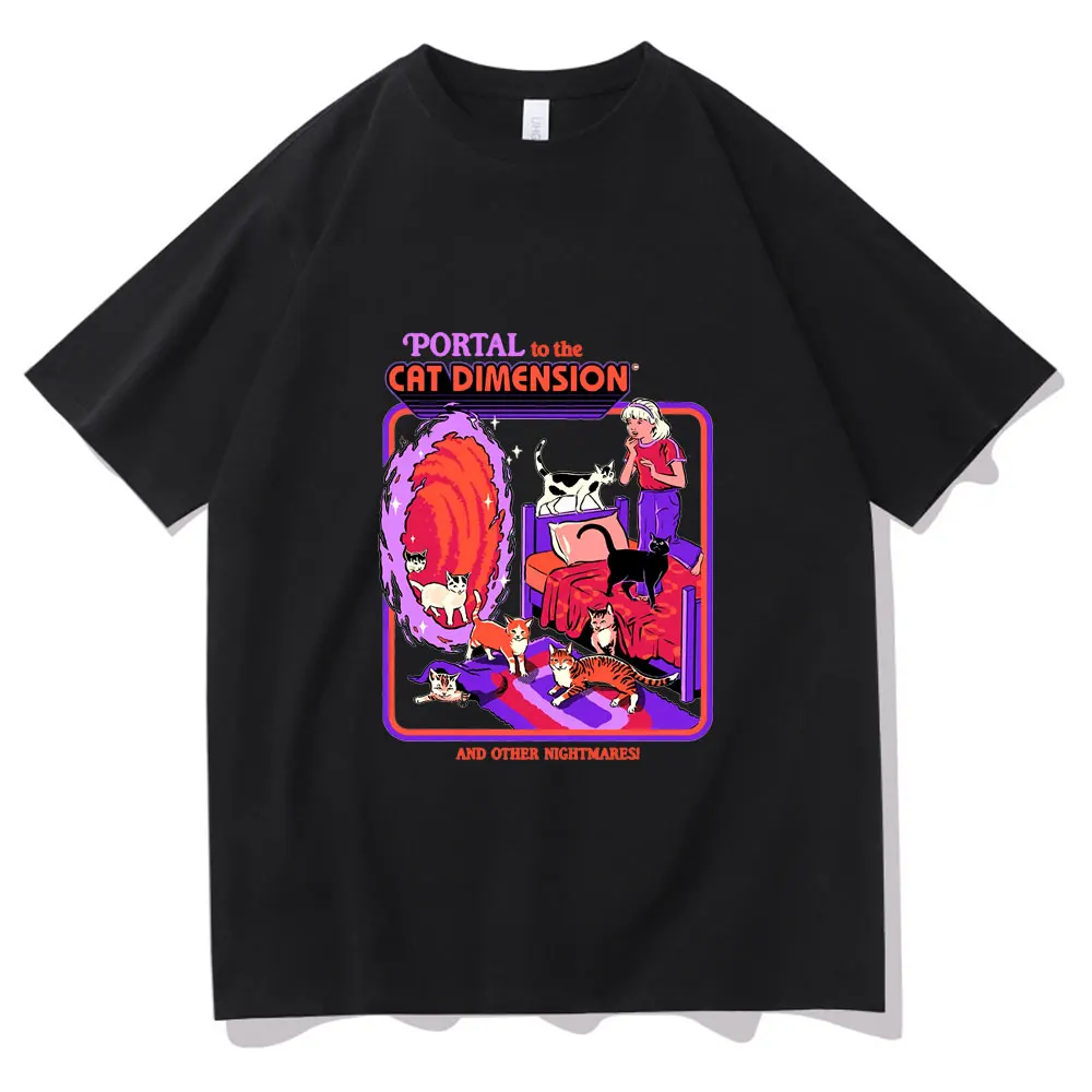 Забавная летняя модная мужская и женская футболка с коротким рукавом с изображением портала к коту, темный юмор, художественный принт, винт...
Забавная летняя модная мужская и женская футболка с коротким рукавом с изображением портала к коту, темный юмор, художественный принт, винт...