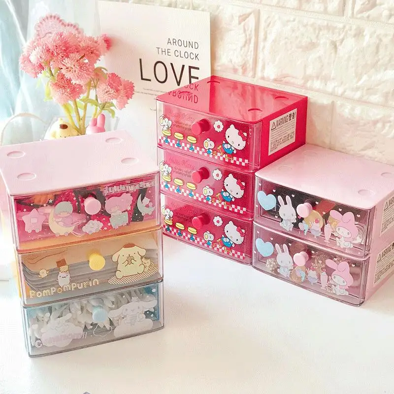 Kawaii Lovely Kuromi My Melody Cinnamoroll Cotton Cute Desktop Small drawer Storage Box Anime Toys Girls Like Christmas Gifts
Kawaii Lovely Kuromi My Melody Cinnamoroll Cotton Cute Desktop Small drawer Storage Box Anime Toys Girls Like Christmas Gifts