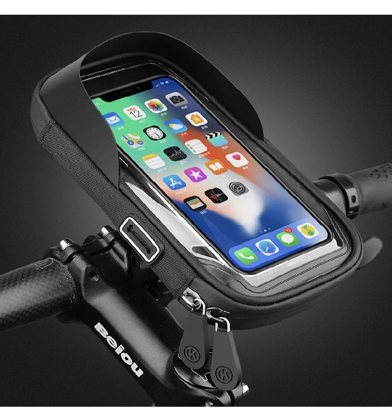 Водонепроницаемый чехол для телефона с креплением на руль велосипеда мотоцикла