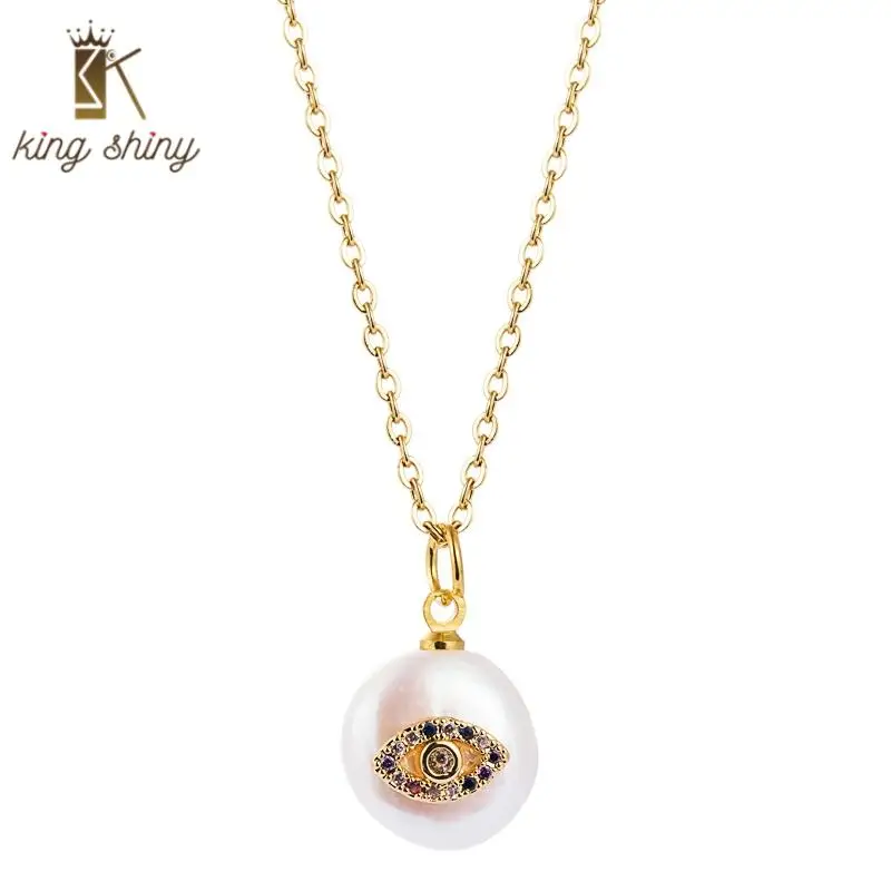 CZ Turkish Evil Eye Copper Pendant Necklace for Lady Luxury Imitation Pearl Rainbow Color Cubic Zirconia Collar Choker Necklace
CZ Turkish Evil Eye Copper Pendant Necklace for Lady Luxury Imitation Pearl Rainbow Color Cubic Zirconia Collar Choker Necklace