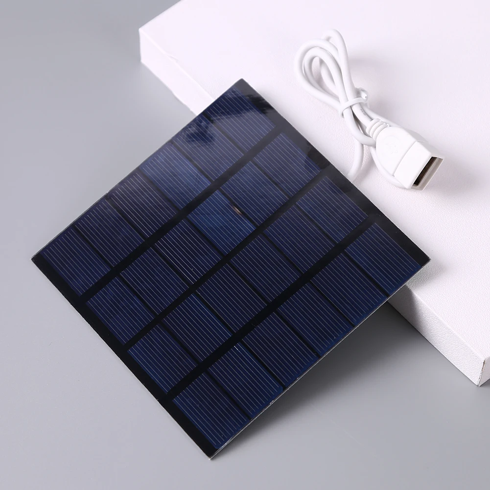 1 5 Вт 6 в USB солнечная панель поликремниевая портативная зарядка сделай сам