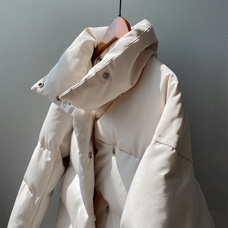 Overcoat Lady Thicken Cotton Coat Casaco Feminino Parkas 2020 Women Warm Winter Coat Korean Stand Collar Loose Long Sleeve
Overcoat Lady Thicken Cotton Coat Casaco Feminino Parkas 2020 Women Warm Winter Coat Korean Stand Collar Loose Long Sleeve