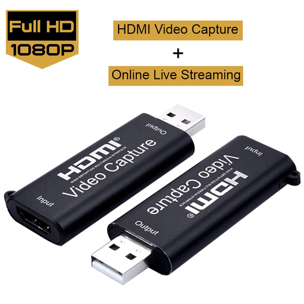 HDMI-compatible Video Capture Device HD 1080p 30fps Video Capture Disk Video Recorder Adapter
HDMI-compatible Video Capture Device HD 1080p 30fps Video Capture Disk Video Recorder Adapter
