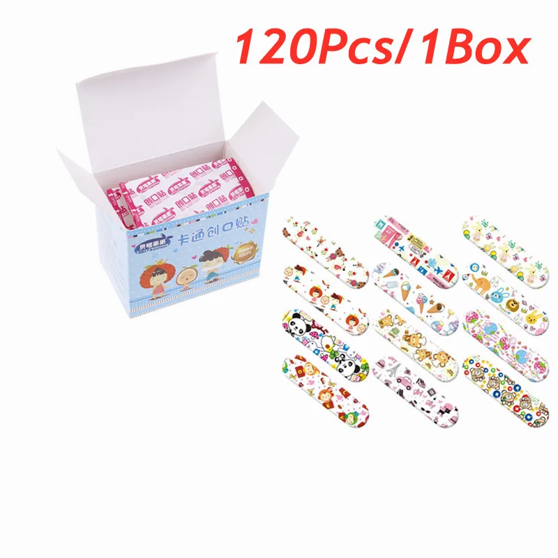 120Pcs Cute Cartoon Waterproof Breathable Band Aid Hemostasis Adhesive Bandages First Aid Emergency Kit For Kids Children
120Pcs Cute Cartoon Waterproof Breathable Band Aid Hemostasis Adhesive Bandages First Aid Emergency Kit For Kids Children